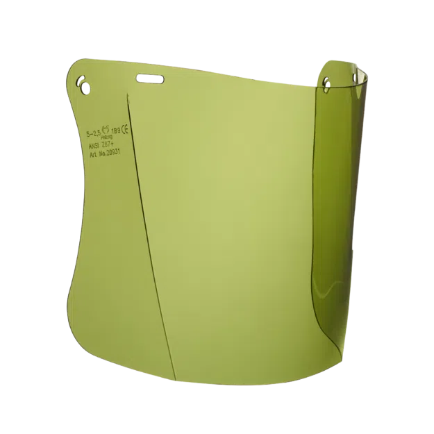 Hellberg Polycarbonate Green Visor